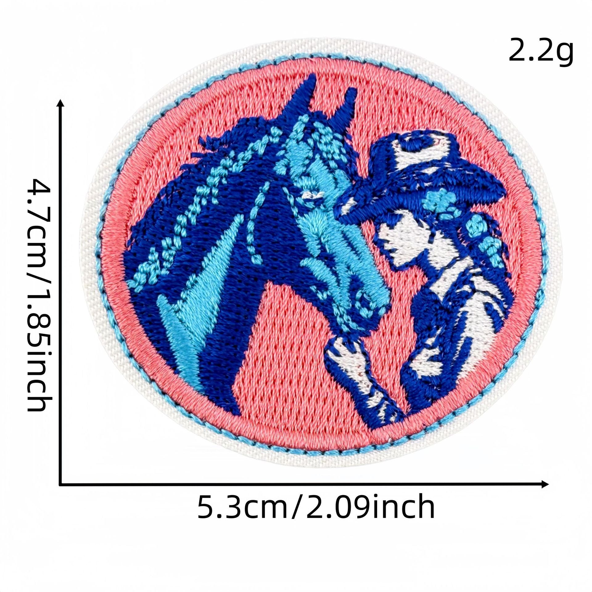 Wholesale Western Cowgirl Embroidered Patches 24 Piece Set Pink Blue Guitar Cow Skull Design DIY Craft Supply For Home Decor And Resale