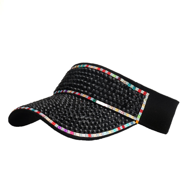 Wholesale Diamond-encrusted Empty Top Hats Colorful Diamond Point Diamond Hats