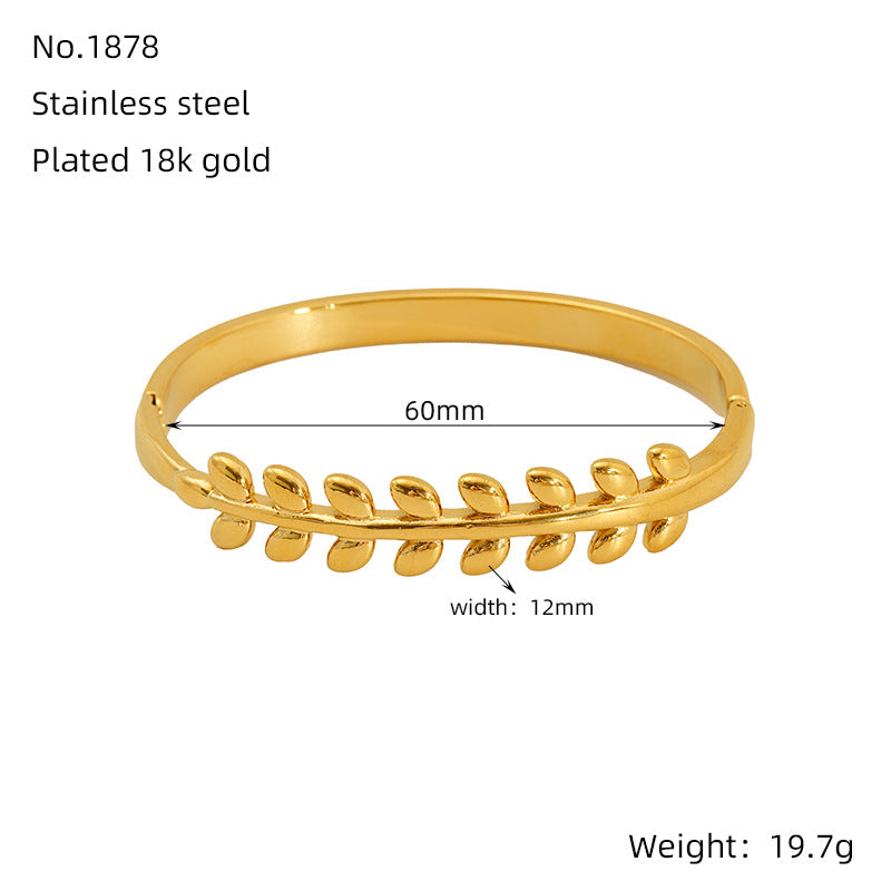 Wholesale Electroplating non-fading titanium steel bracelet buckle bracelet