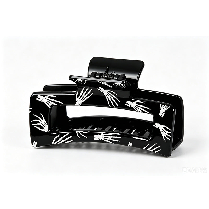 Wholesale   Web Hair Claw Clip White Stylish Hair Accessory For Everyday Styling And Boutique Resale