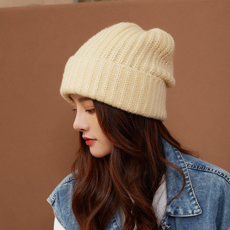 Wholesale Cute puppy embroidered warm woolen hat Beanie