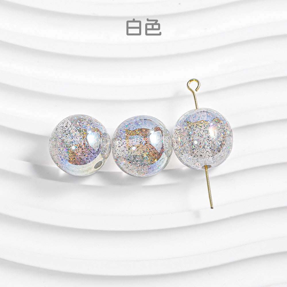 Wholesale 30pcs Laser Straight Hole DIY Handmade Loose Beads