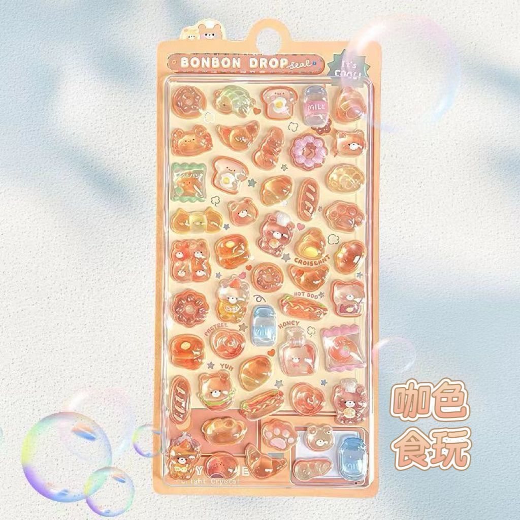 Wholesale Ocean Planet Cartoon Cute Animal 3D Stickers OLY Exclusive