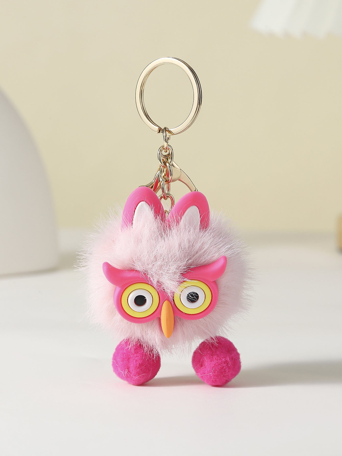 Wholesale Cartoon Plush Owl Keychain