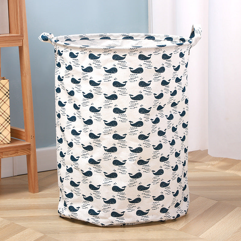 Wholesale Cotton and Linen Foldable Waterproof Storage Baskets