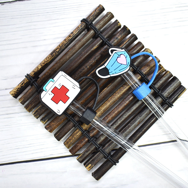 Wholesale  Random 100pcs/pack    Medical dust plug  straw cap  Straw Tube Cap