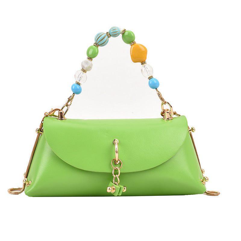 Wholesale Candy Color Chain PU Single Shoulder Crossbody Bag
