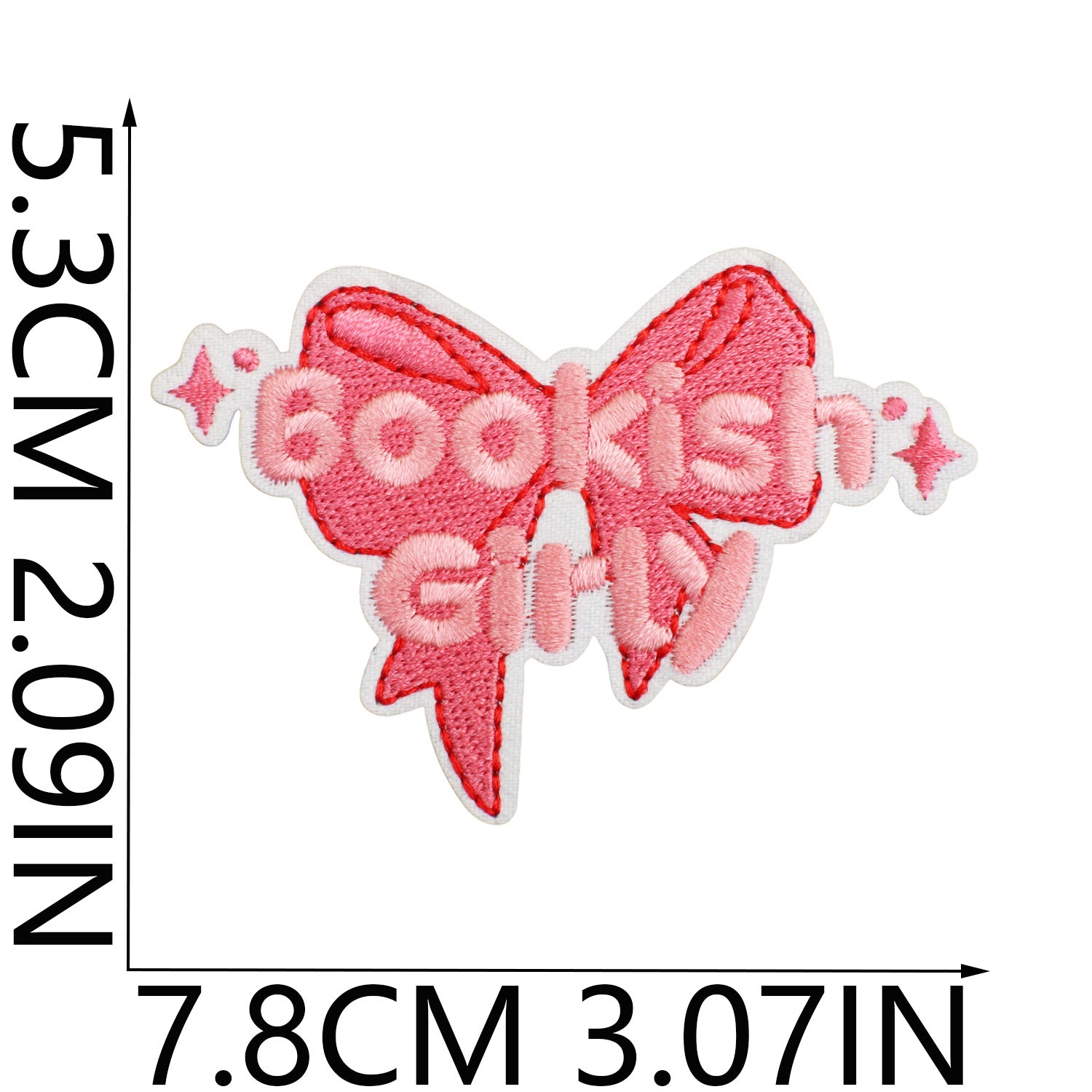 Wholesale Handmade Decorative Embroidered Cloth Sticker Bow Patch