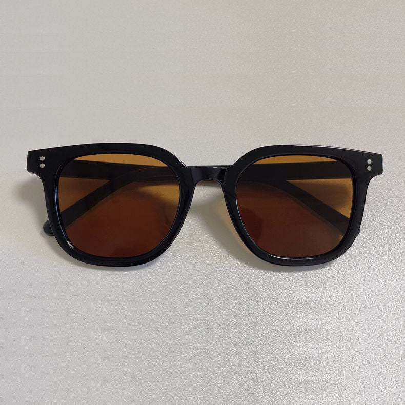Wholesale Gradient Color Square Frame PC Sunglasses