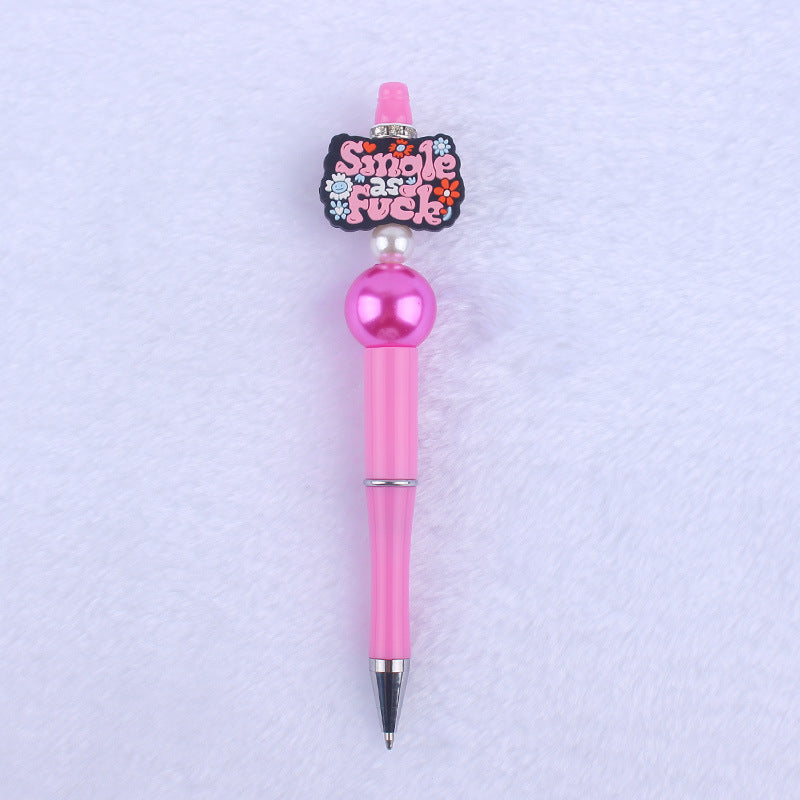 Wholesale Creative DIY Cartoon Cute Silicone Color Plastic Multifunctional Pen Ballpoint Pen