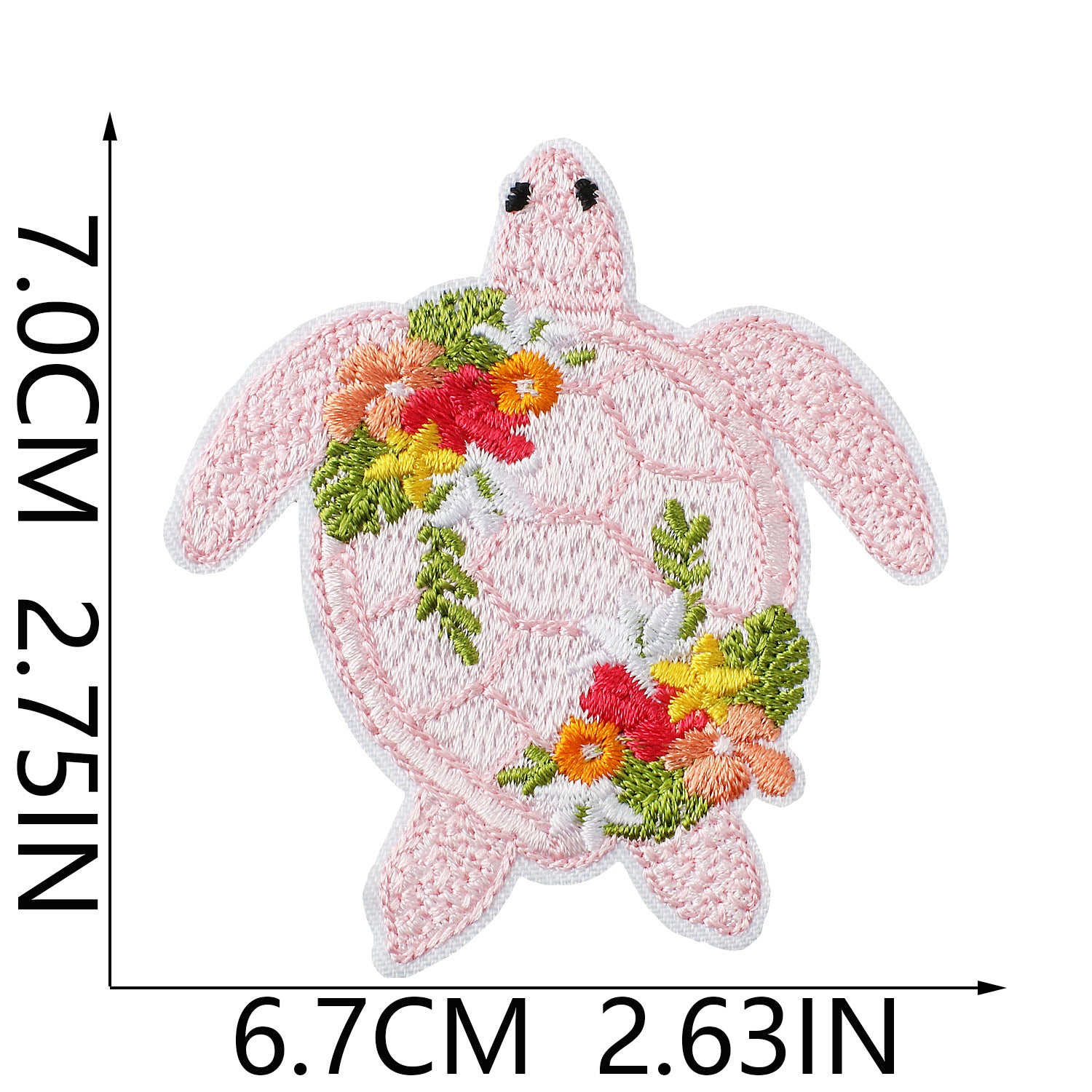 Wholesale Chic Beach Vacation Embroidered Iron On Patches With Sunflower Dolphin And Turtle Motifs For Clothing Bags And Everyday Decor