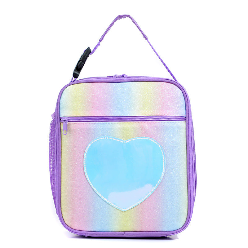 Wholesale Polyester Laser Single Shoulder Picnic Lunch Bags