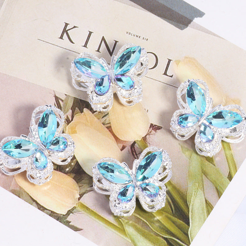 Wholesale 10pcs Colorful rhinestone bow Crystal Beads