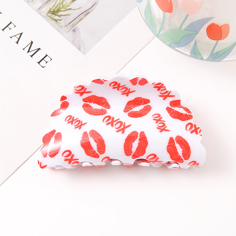 Wholesale Valentine's Day Acrylic Hair Clips