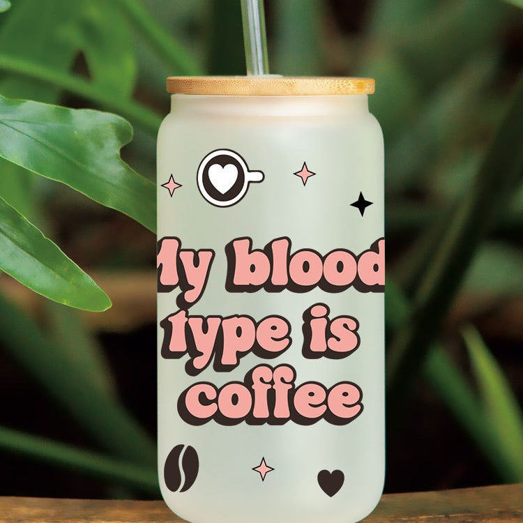 Wholesale Colored Coffee Series 16oz Cup UV DTF Wraps