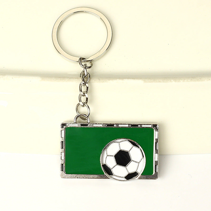 Wholesale Football Basketball Painted Metal Bottle Opener Keychain