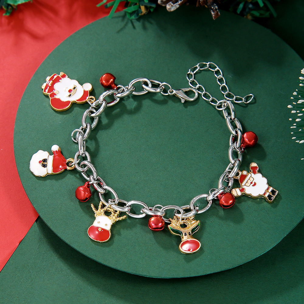 Wholesale Christmas bell  bracelets