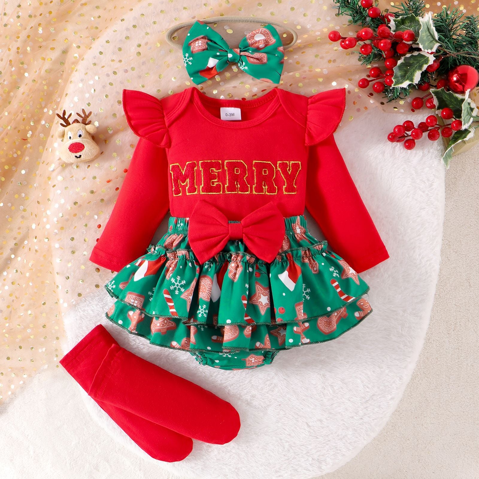 Wholesale 24 European and American Spring and Autumn New Christmas Children's Baby Clothes