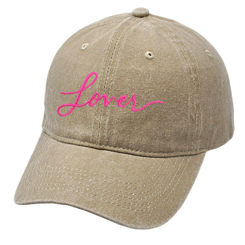 Wholesale Valentine's Day Lover Embroidered Cotton Baseball Hat