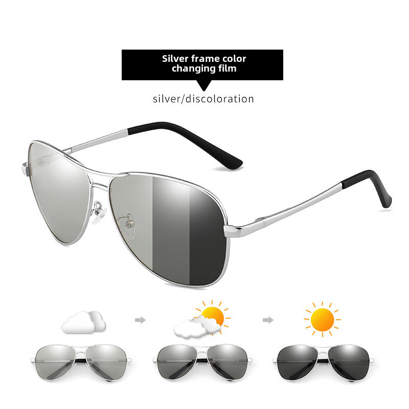 Wholesale Color Changing Night Vision Polarized Sunglasses