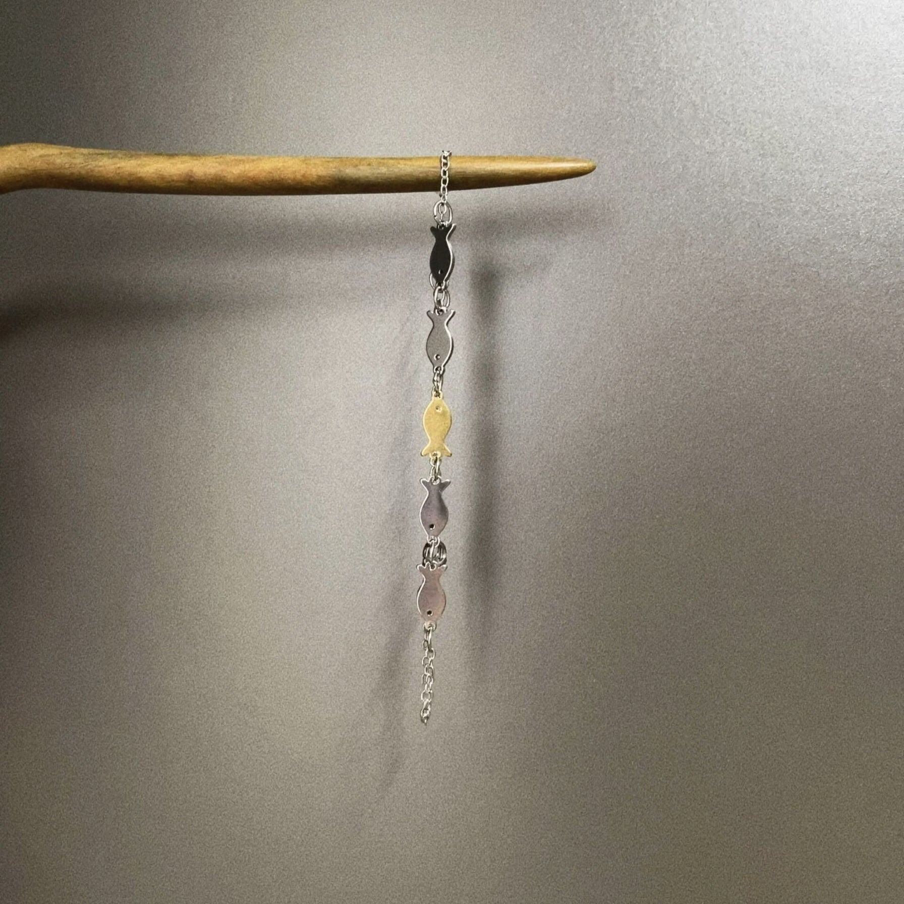 Wholesale Color printed card cross moon cartoon cat necklace