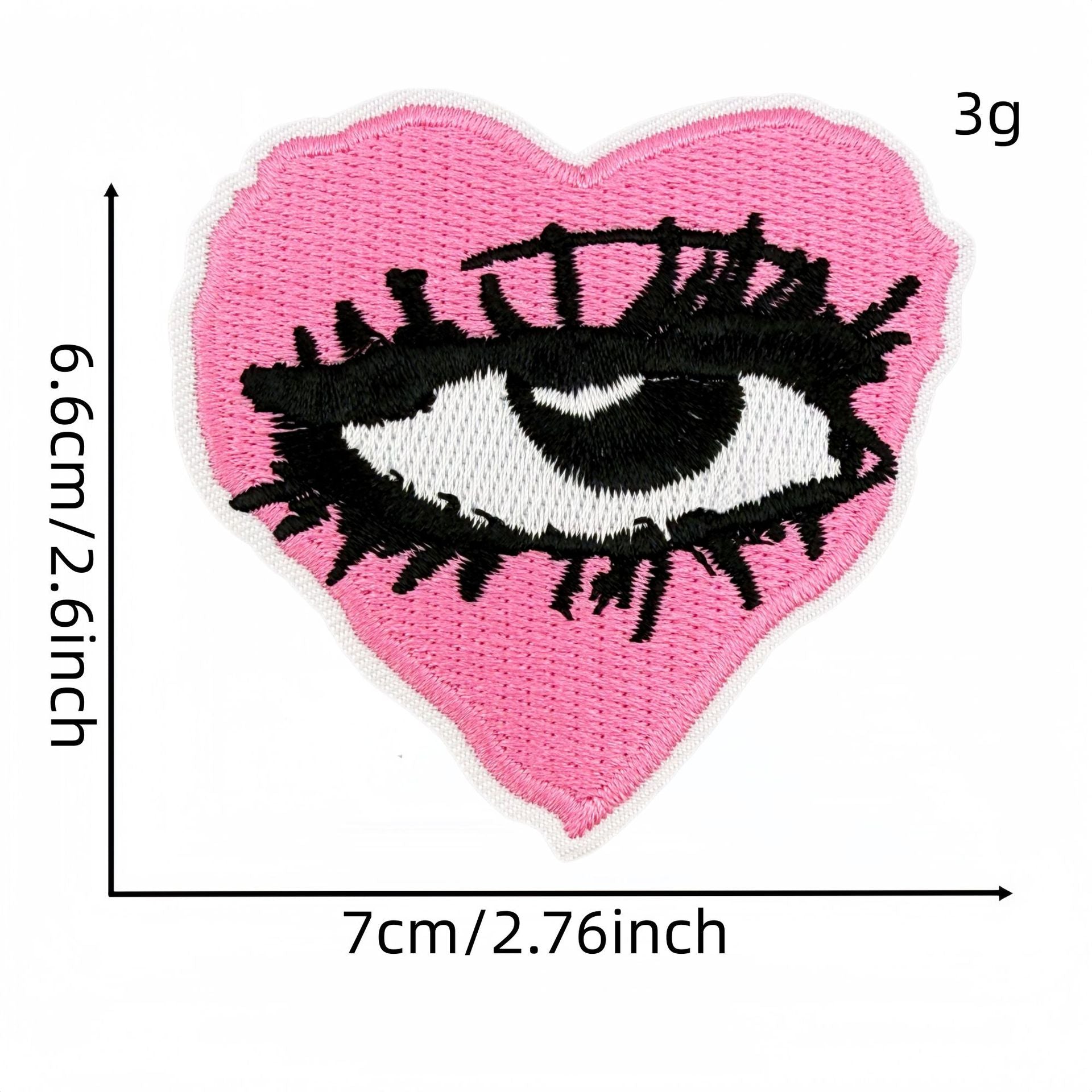 Wholesale Y2K Black Pink Urban Cool Embroidered Patch Set 27Pcs Skull Heart Butterfly DIY Decorative Patches For Clothes Bags Fashion Accessory Gift Resale