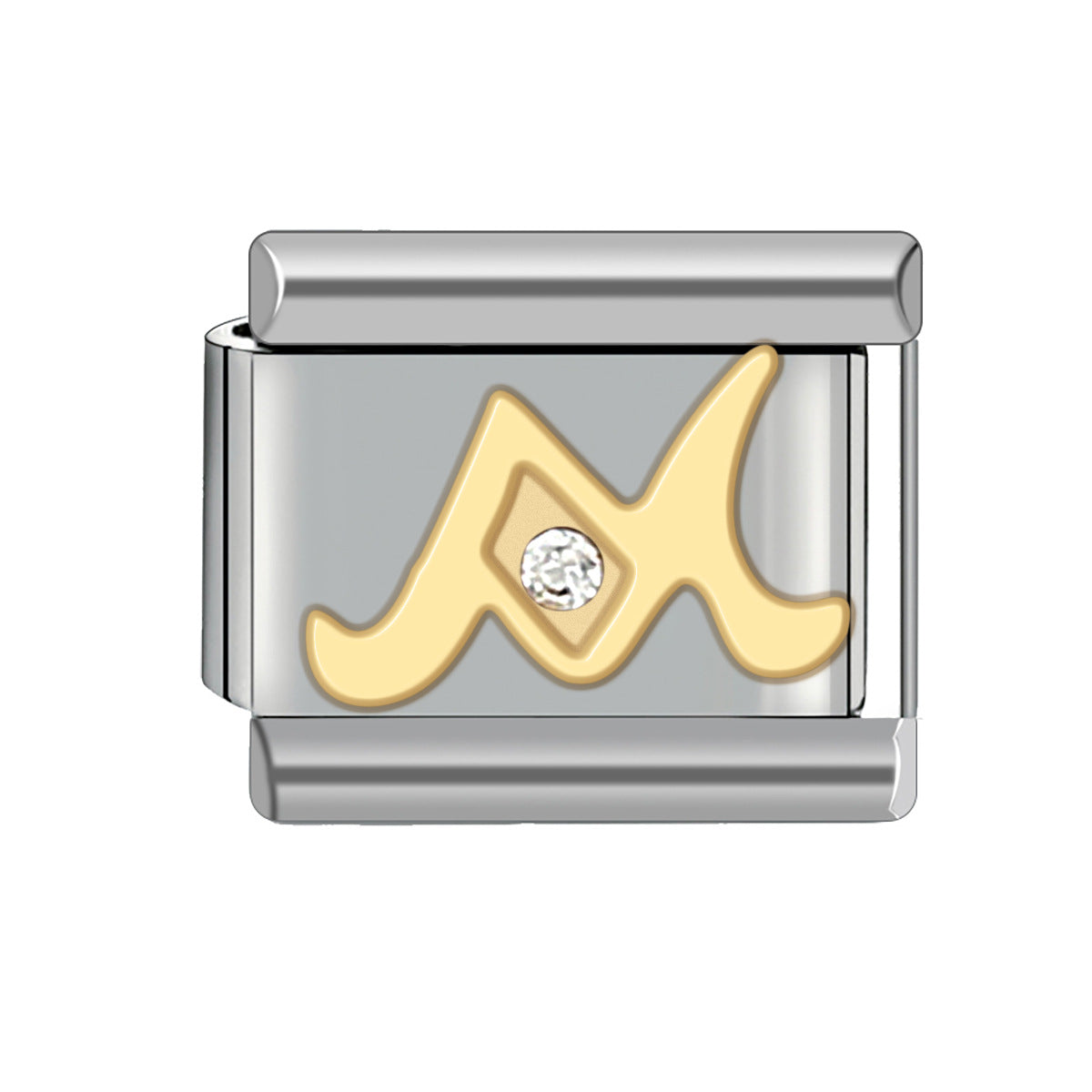 Wholesale Italian Charm Bracelet 9mm DIY Patchwork Detachable Pattern Diamond Set Combination Bracelet