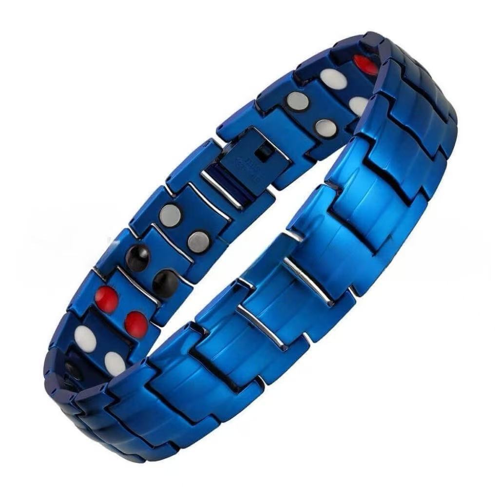 Wholesale  Detachable Double Row Magnet Men' s Bracelet