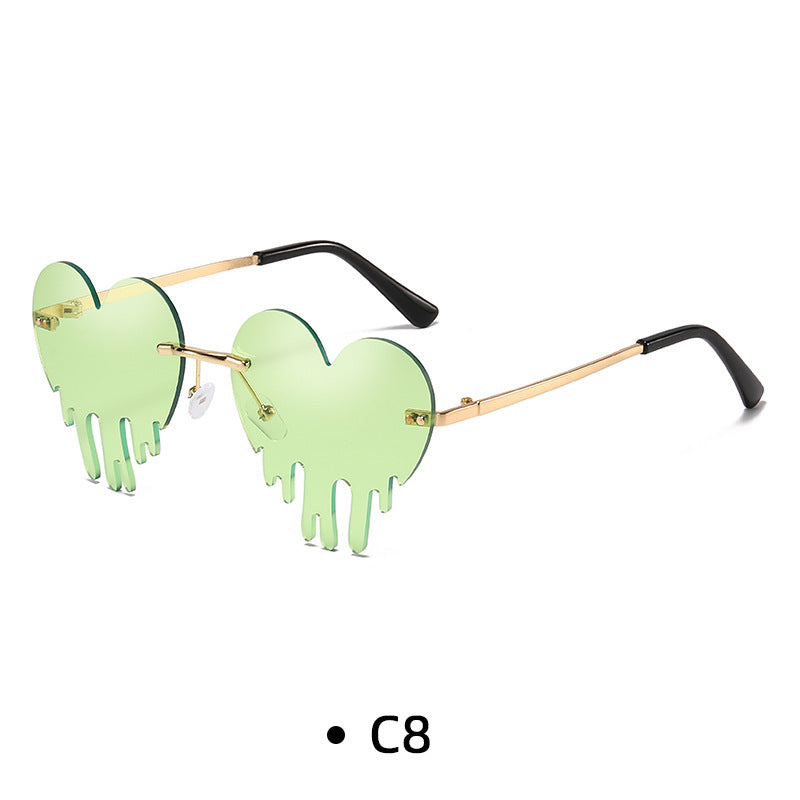 Wholesale 028 New Fashion Personalized Sunglasses Colorful Ocean Lens Sunglasses for Men and Women