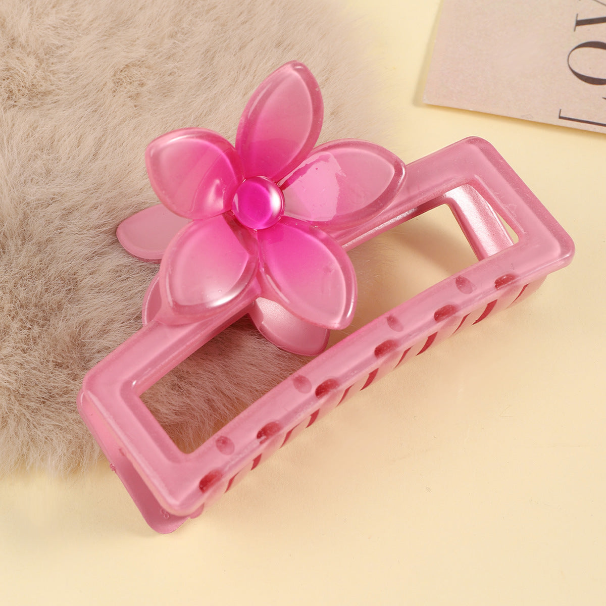 Wholesale Summer New Style Square Frangipani Hair Clip