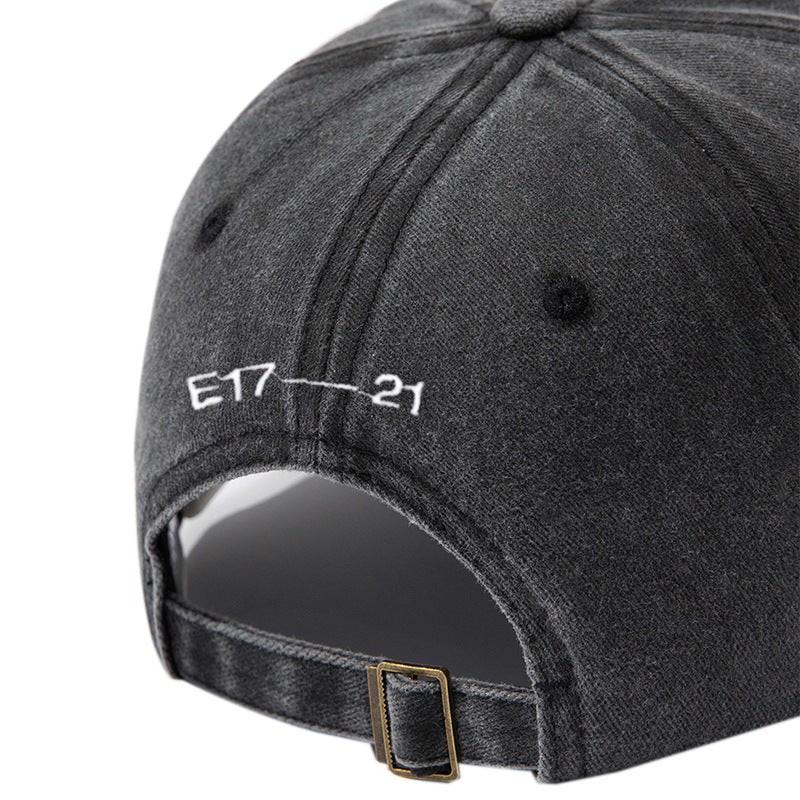 Wholesale Letters Versatile Washed Distressed Curved Brim Baseball Cap