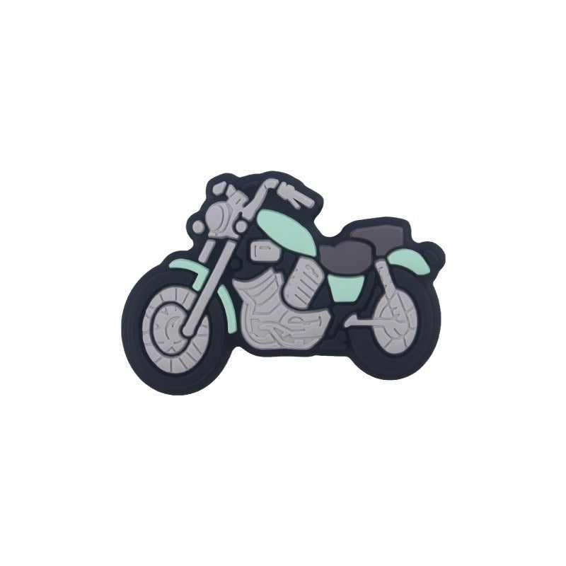 Wholesale 30pcs Motorcycle silicone beads   Focal Beads