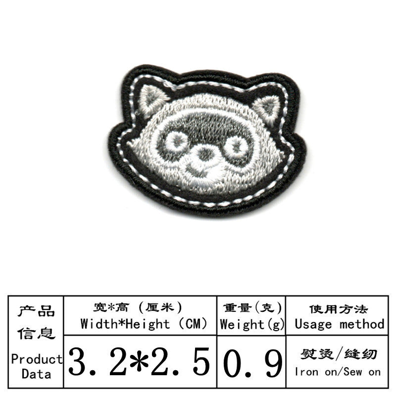 Wholesale Embroidered Cartoon Animal Patches 16Pcs For Hats Clothing DIY Decorative Craft Supply OLY Exclusive