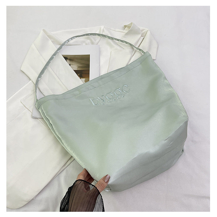 Wholesale Mercerized double-sided tote bag shoulder bag commuter bucket bag