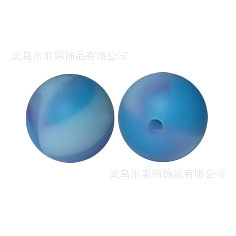 Wholesale 50PCS Rainbow Mixed Color Silicone Balls