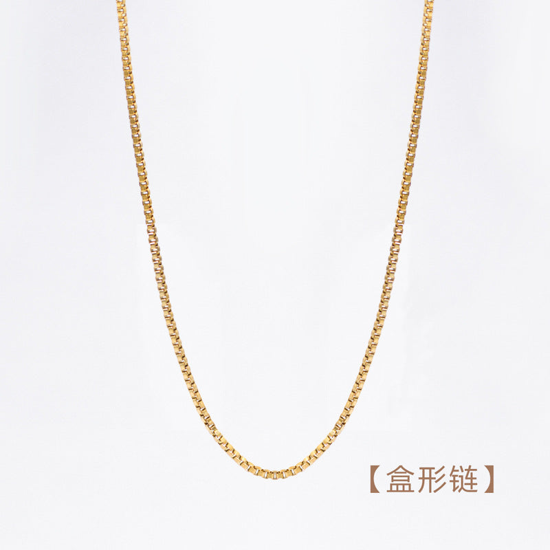 Wholesale Stainless Steel Natural Stone Oil Drop Necklace Jewelry