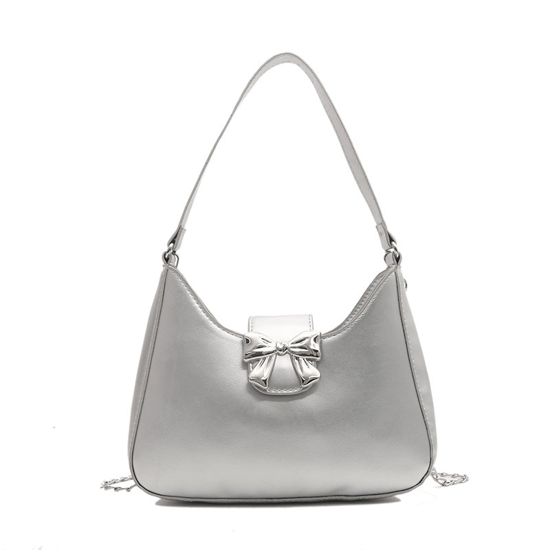 Wholesale Fashion Bow Decoration Popular Chain Crossbody Shoulder Bag
