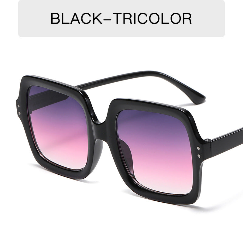 Wholesale Square Large Frame PC Sunglasses