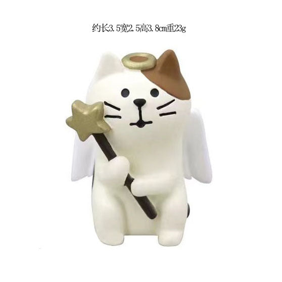 Wholesale Japanese ZAKKA Cat Resin Figurine  King Pumpkin Home Decor