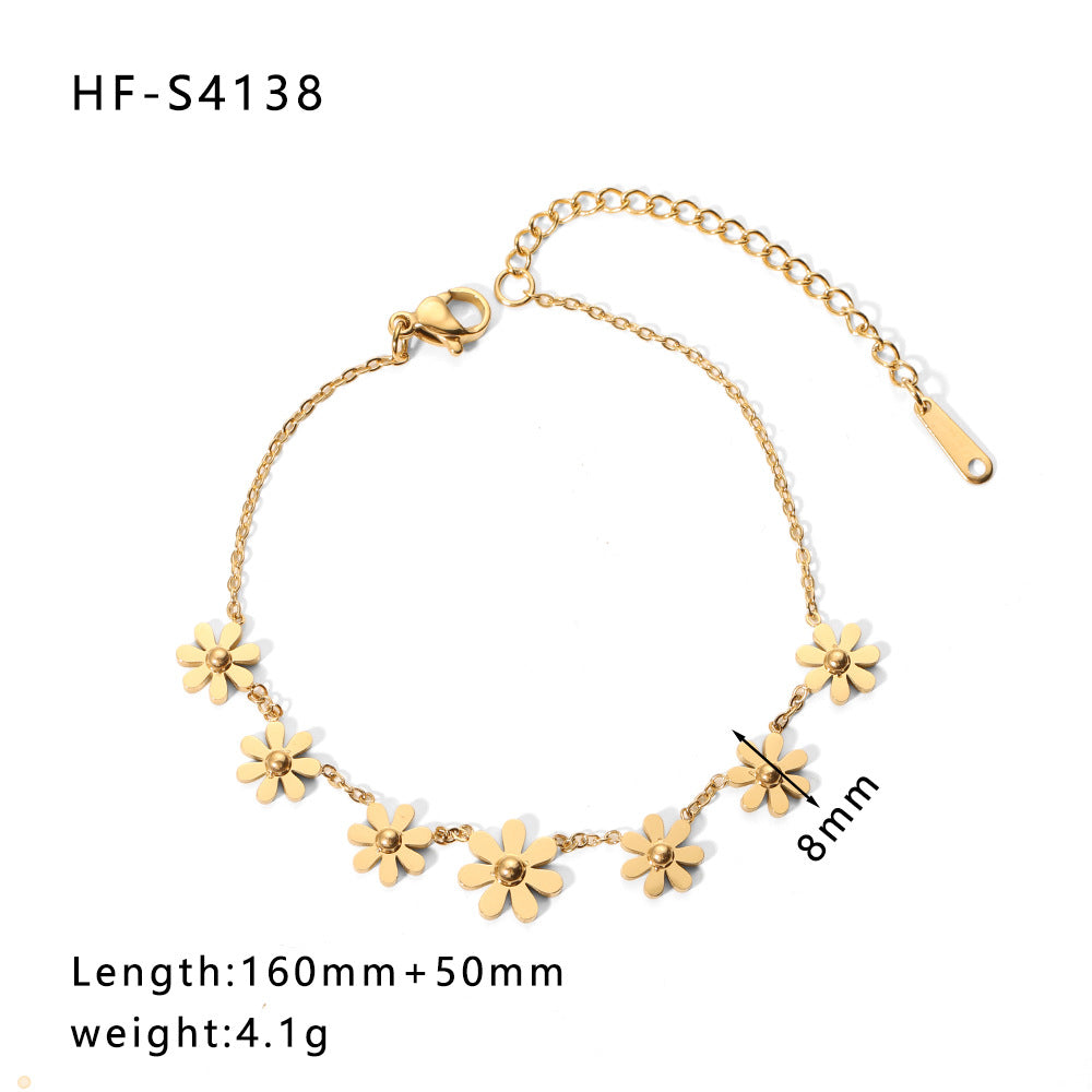 Wholesale Diamond Chain Heart Shaped Pearl Pendant Bracelet