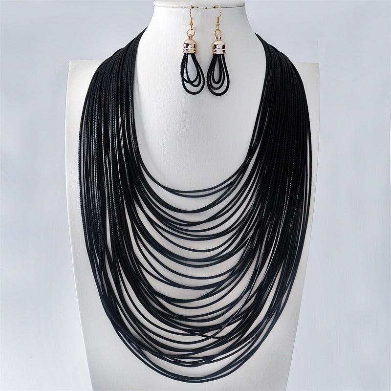 Wholesale New Hand-woven Multi-layer Necklace