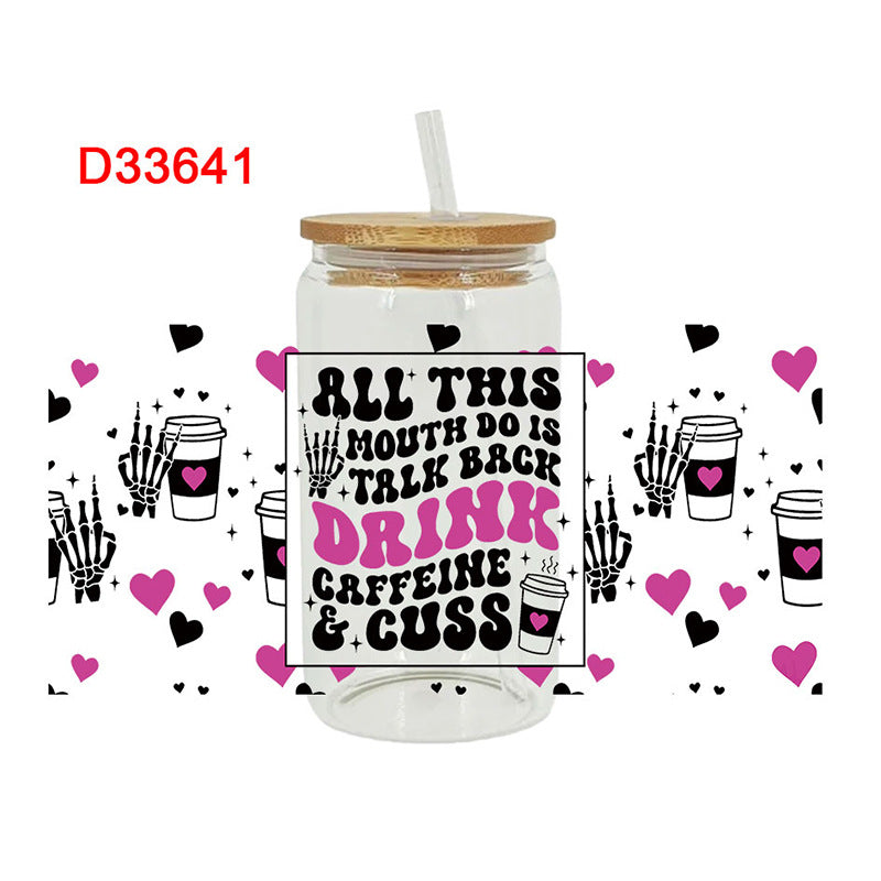 Wholesale Coffee Drinks for  Mother's Day 16oz Cup UV DTF Wraps