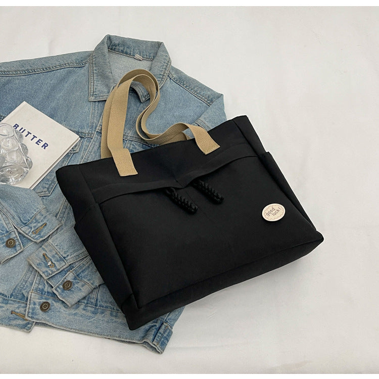 Wholesale Large Capacity Tote Bag Premium Canvas Commuter Shoulder Bag