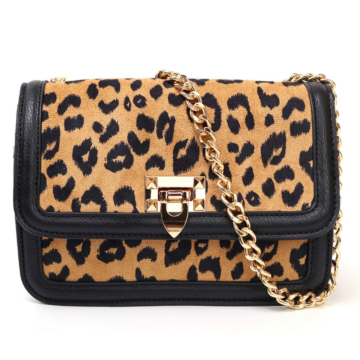 Wholesale Vintage Leopard Print Cross-body Shoulder Bag