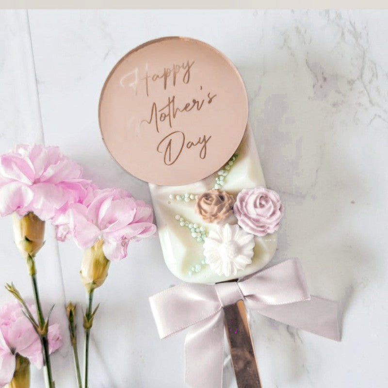 Wholesale10PCS/PACK Mother's Day Acrylic Cake Decoration