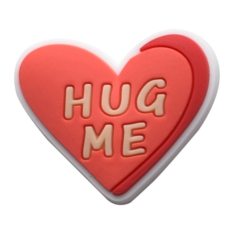 Wholesale Random 100pcs Red Valentine' s Day Series Croc Charms