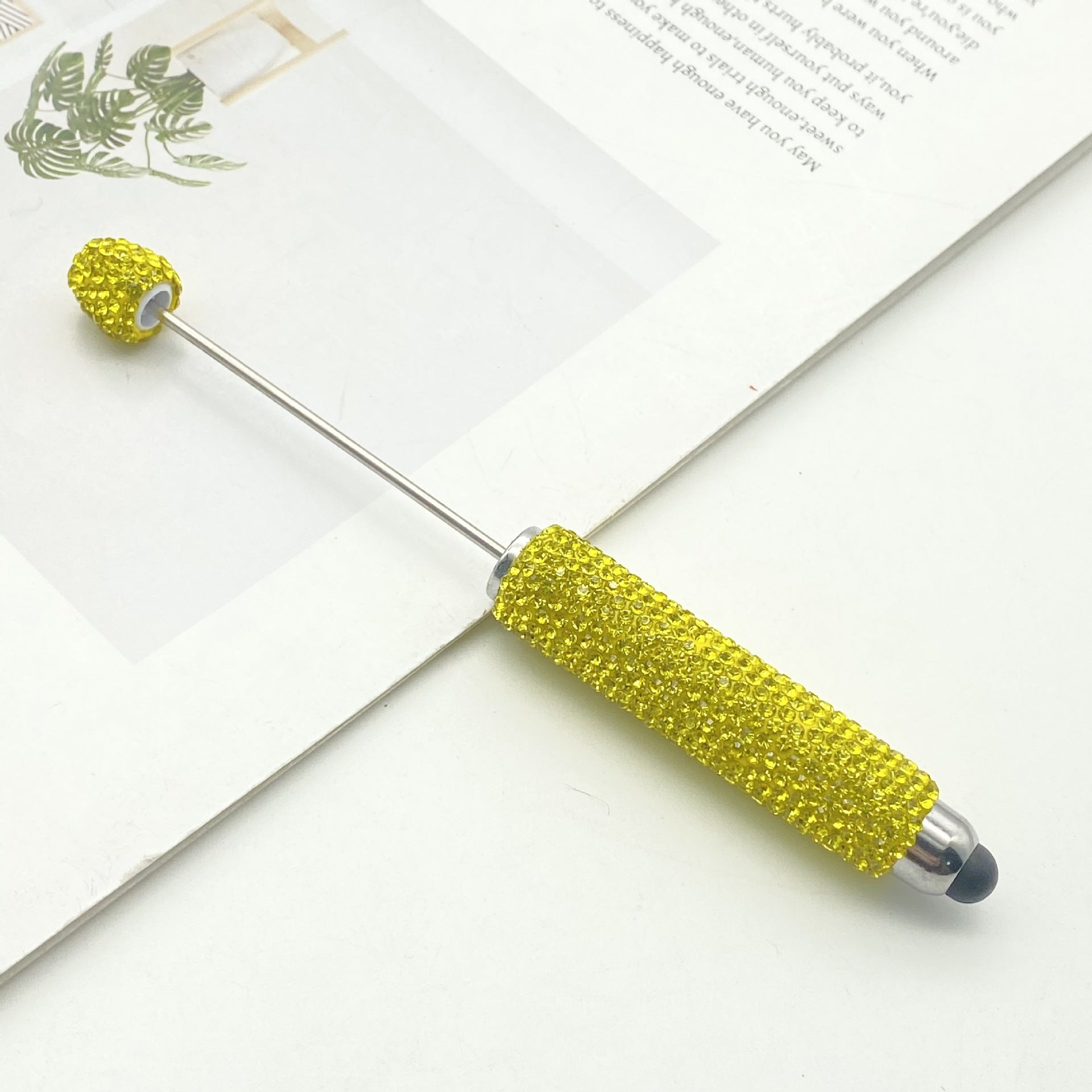 Wholesale DIY Touch Screen Full Diamond Beadable Pen Multifunctional Mobile Phone Capacitance Pen
