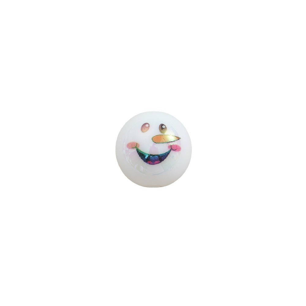 Wholesale 10pcs  Christmas Snowman Acrylic Beads