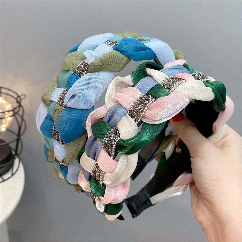 Wholesale Twist Wide Brimmed High Skull Headband