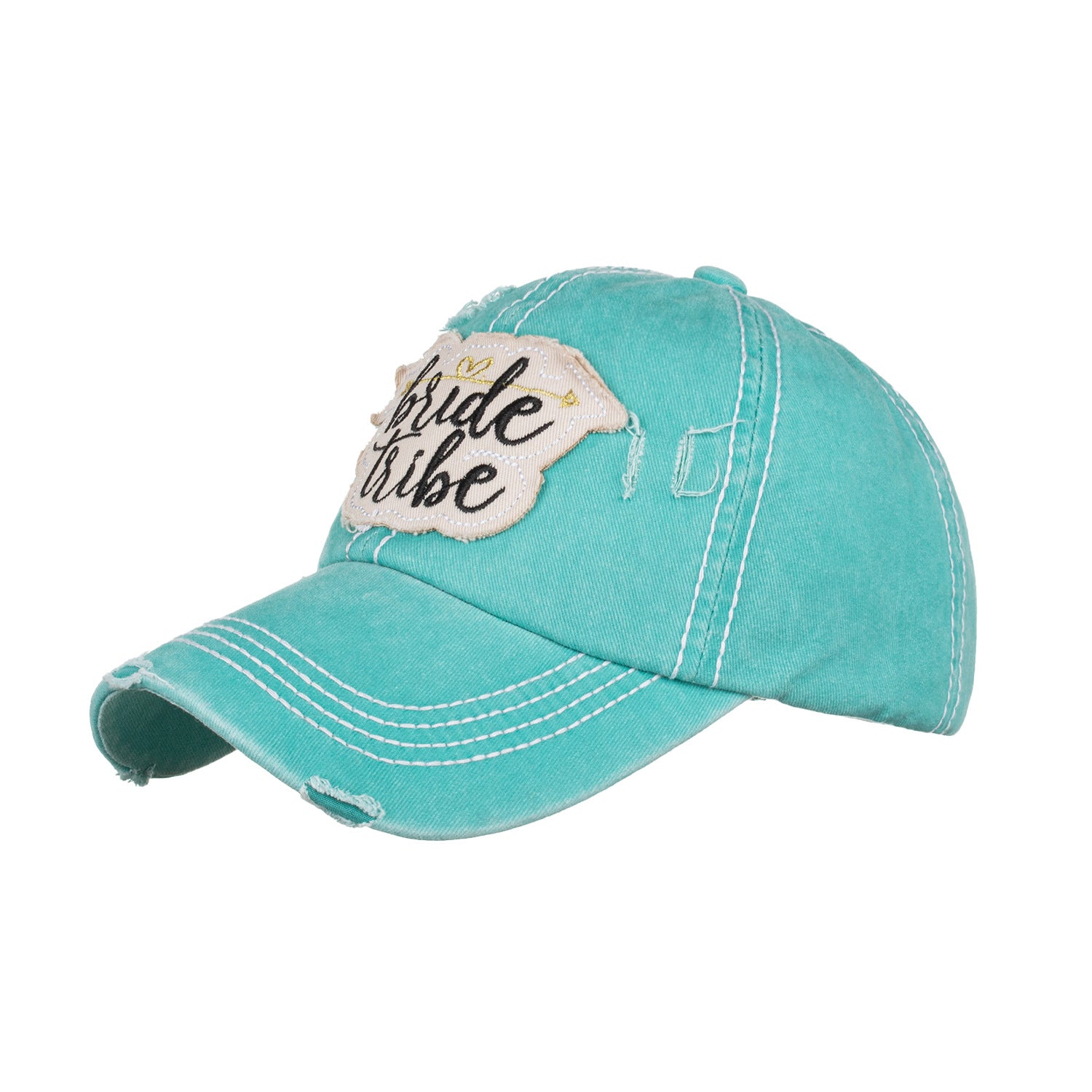 Wholesale Love Arrow Washed Embroidered Baseball Cap